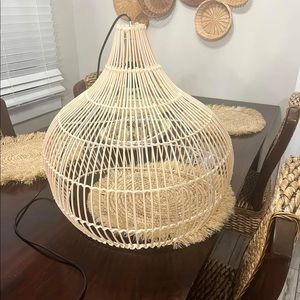 Woven Lampshade Light